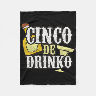 Cobertor De Velo Divertida Celebração da Bebida Cinco De Mayo 