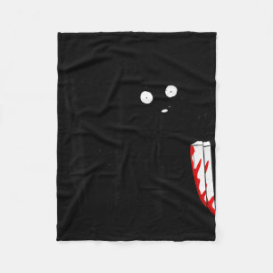 Cobertor De Velo Divertido Fofo Kawaii Y Halloween Cachorro Preto E