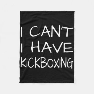 Cobertor De Velo Divertido - Não Posso Eu Tenho Kickboxing 