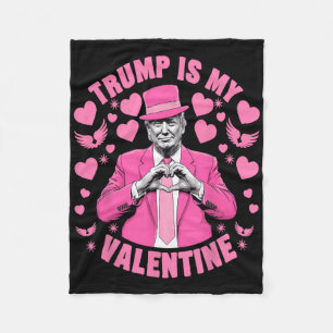 Cobertor De Velo Divertido Trump é meu namorado Trump Dia dos Namor