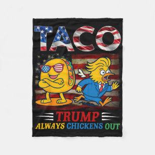 Cobertor De Velo Divertido Trump Taco Trump Sempre Desiste 6