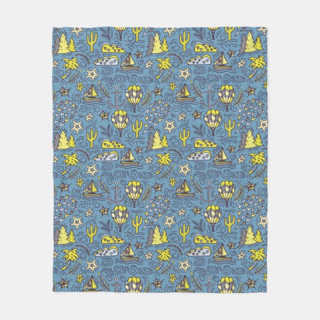 Cobertor De Velo Divertimento do viagem (Frente)