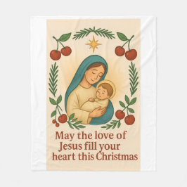 Cobertor De Velo Divine Love Christmas Blanket – Baby Jesus 