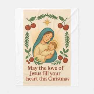 Cobertor De Velo Divine Love Christmas Blanket – Baby Jesus 
