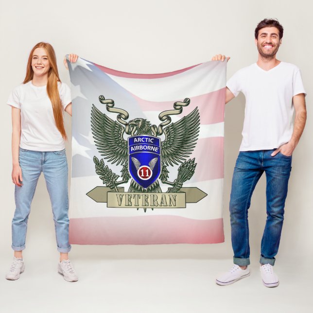 Cobertor De Velo Divisão Veteran da 11 Airborne (In Situ)