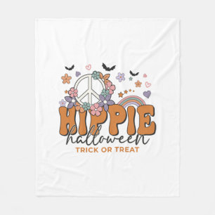 Cobertor De Velo Dizendo divertido de Halloween Hippie Halloween