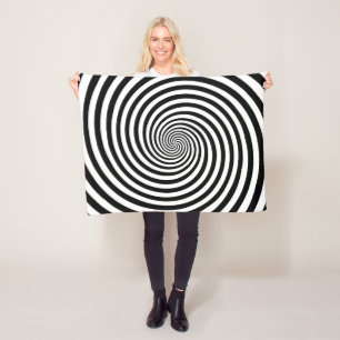 Cobertor De Velo Dizzy Dreams Hypnosis Fleece Blanket