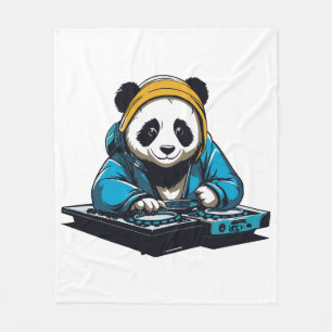 Cobertor De Velo DJ Kawaii Panda