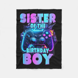 Cobertor De Velo Do Aniversário Do Jogo De Vídeo De Aniversário