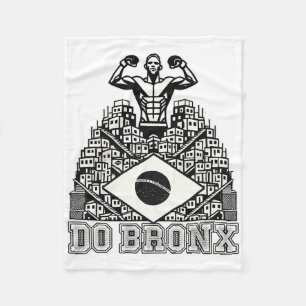 Cobertor De Velo Do Bronx Favela Mma Bjj Kickboxing Muay Thai Boxe