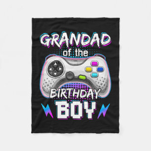 Cobertor De Velo Do Jogo De Vídeo Do Aniversário Do Primeiro Jogo D