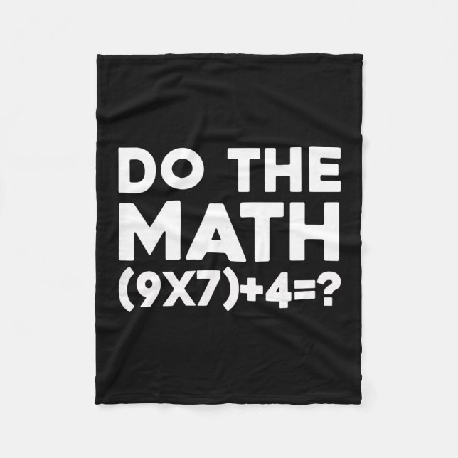 Cobertor De Velo Do The Math 67 Meme 1  (Frente)