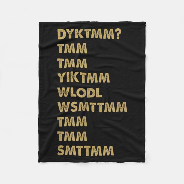 Cobertor De Velo Do You Know The Muffin Man_ Dyktmm_ Funny Nostalgi (Frente)