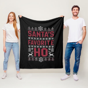 Cobertor De Velo Doador de Natal Feio dos papais noeis Favoritos