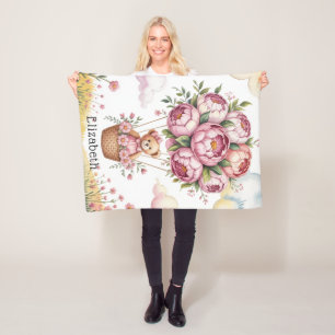 Cobertor De Velo Doce Sonhos Bebê Chá Presente