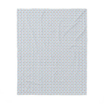 Doce Xadrez Azul Rosa Floral Retro Anos 50