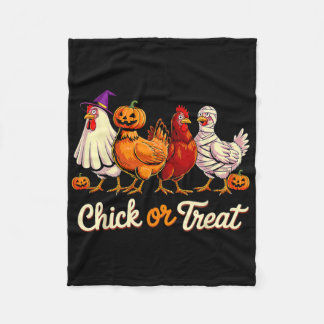 Cobertor De Velo Doces ou Travessuras Bruxa de Halloween Frango Ass