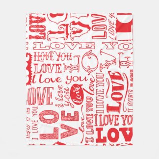Cobertor De Velo Dodles De Amor Desenhados À Mão Em Segundo Plano