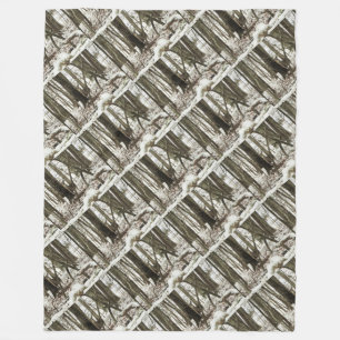 Cobertor De Velo Doe Deer in the Snow