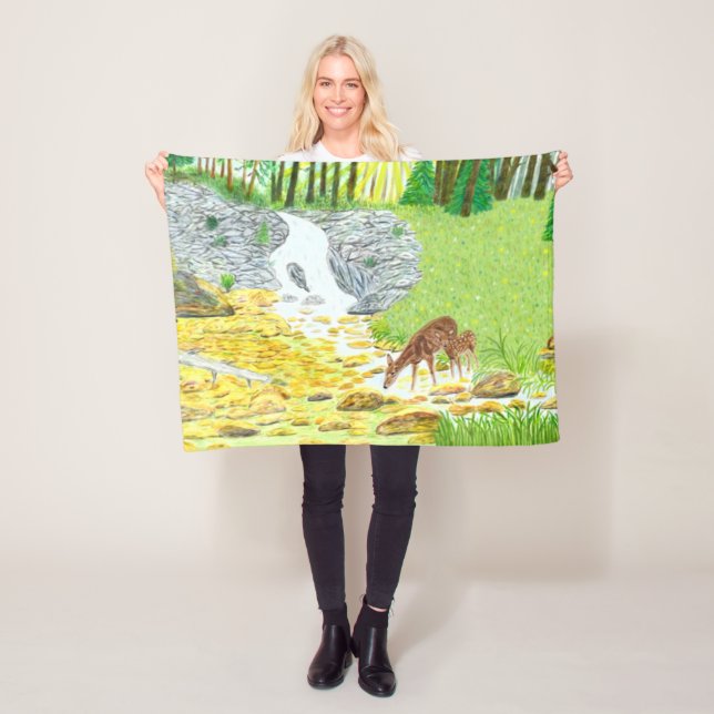 Cobertor De Velo Doe e Fawn (In Situ)