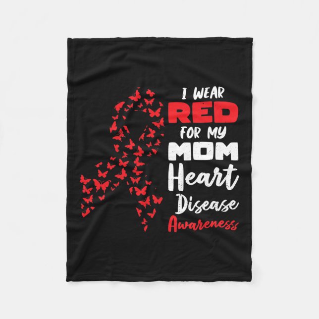 Cobertor De Velo Doença Fevereiro Vestir Consciência da Doença do C (Frente)