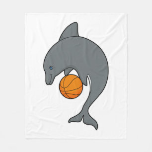 Cobertor De Velo Dofin como jogador de basquetebol
