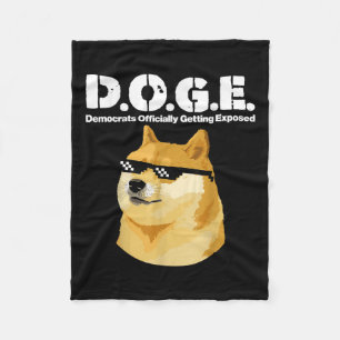 Cobertor De Velo Doge Meme Democrats Oficialmente Expostos D.o