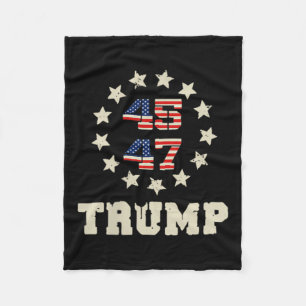 Cobertor De Velo (dois lados) Trump 2025 Qr 45_47 Funny Trump Danci