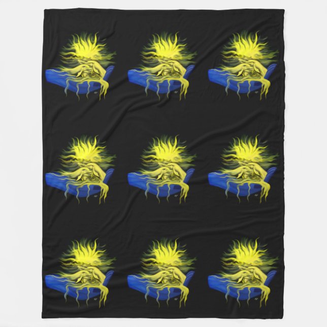 Cobertor De Velo Dolphin Love (Frente)