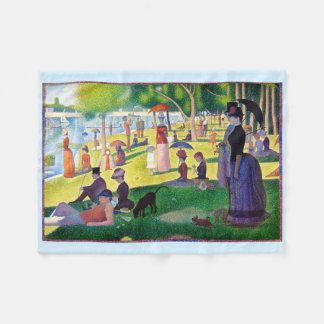 Cobertor De Velo Domingo À Tarde Na Ilha De La Grande Jatte