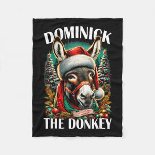 Cobertor De Velo Dominick The Donkey Engraçado Cristo Italiano De N