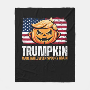 Cobertor De Velo Donald Halloween - Trumpkin Torna o Halloween Louc