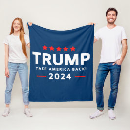 Cobertor De Velo Donald Trump 2024 Retire a América