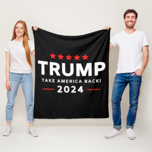 Cobertor De Velo Donald Trump 2024 Retire a América