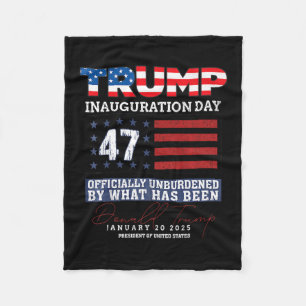 Cobertor De Velo Donald Trump 47.º Presidente 2025 Inauguração dos 