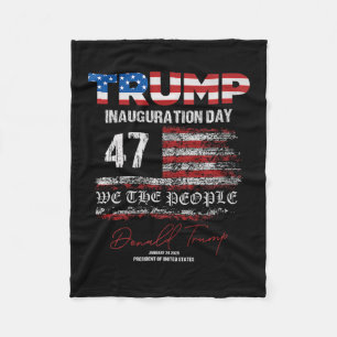 Cobertor De Velo Donald Trump 47.º Presidente 2025 Inauguração dos 