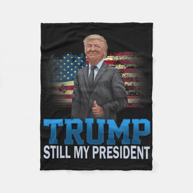 Cobertor De Velo Donald Trump Ainda Meu Presidente Eleito (Frente)