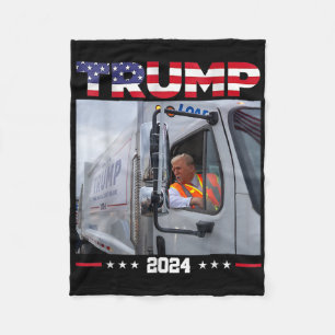 Cobertor De Velo Donald Trump Anda em Caminhão Garge - Garge Caminh