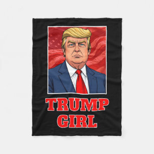 Cobertor De Velo Donald Trump Girl Engraçado Excelente América Pres