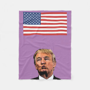 COBERTOR DE VELO DONALD TRUMP KISS FLEECE BLANKET