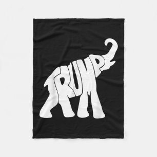 Cobertor De Velo Donald Trump Republicano Elefante Trump Apoiante P