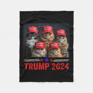 Cobertor De Velo Donald Trump Torna Os Gatos Seguros Novamente Red 