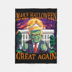 Cobertor De Velo Donald Trump Zombie faz Excelente de Halloween nov