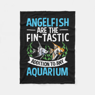 Cobertor De Velo Dono de peixe homem fofo peixe anjo amante de aquá