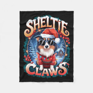 Cobertor De Velo Dono de Shetland Sheepdog Fantasia Sheltie Garras 