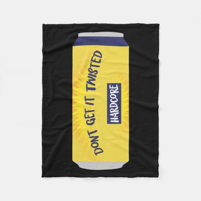 Cobertor De Velo Dont Get It Twisted Tee Tea Meme Long Sleeve  (Frente)