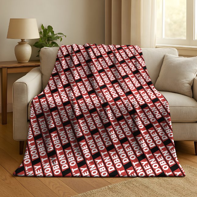 Cobertor De Velo Don't Obey Portland Frog Protest (Criador carregado)