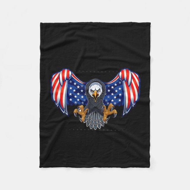 Cobertor De Velo Don't Off Old People The Older We Get Eagle &amp;  (Frente)