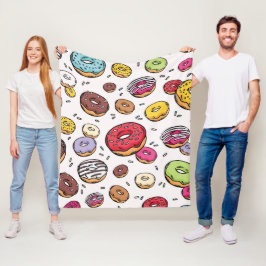 Cobertor De Velo Donuts seamless pattern