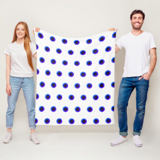 Cobertor De Velo dots Fleece Blanket